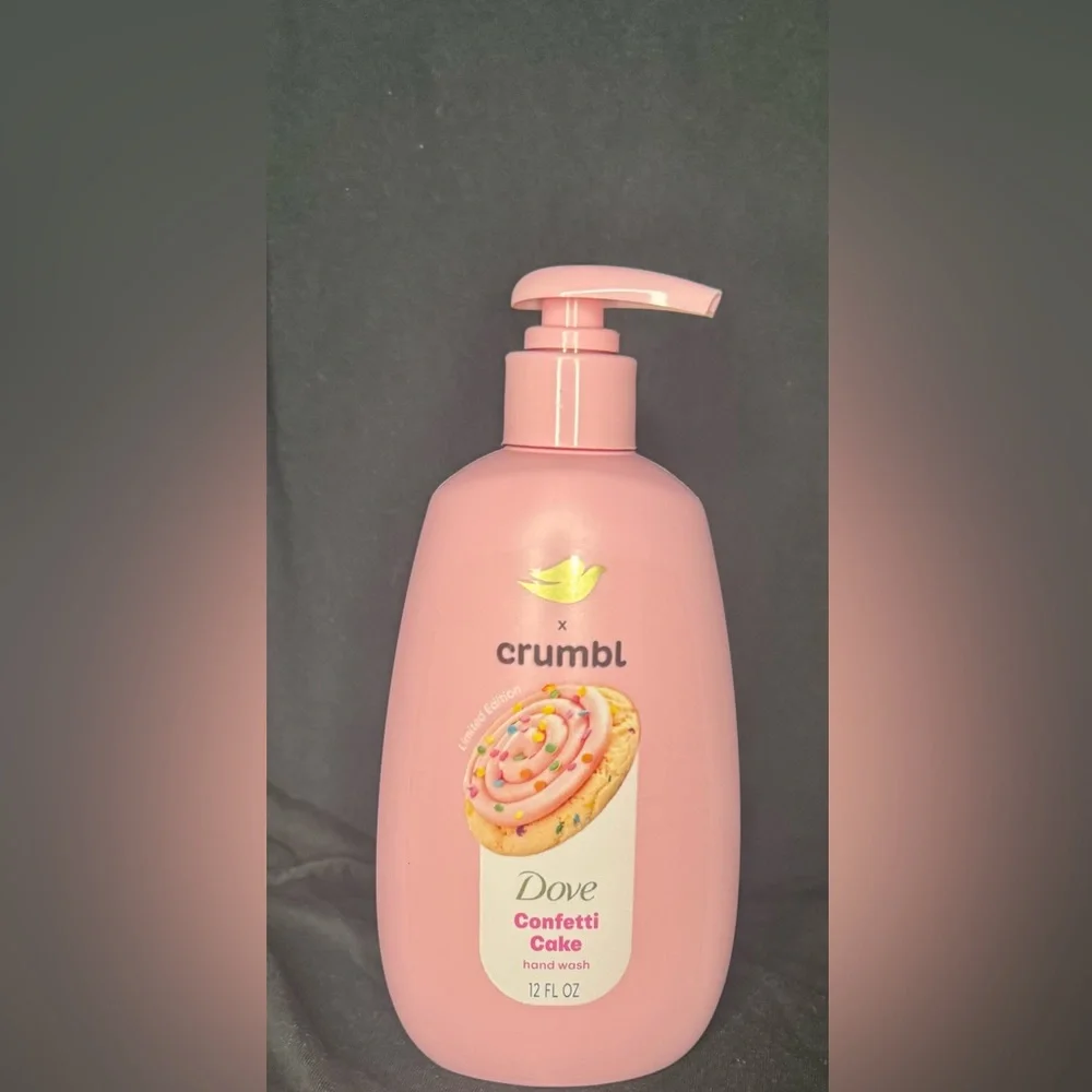Crumbl x Dove Confetti Cake Hand Soap!